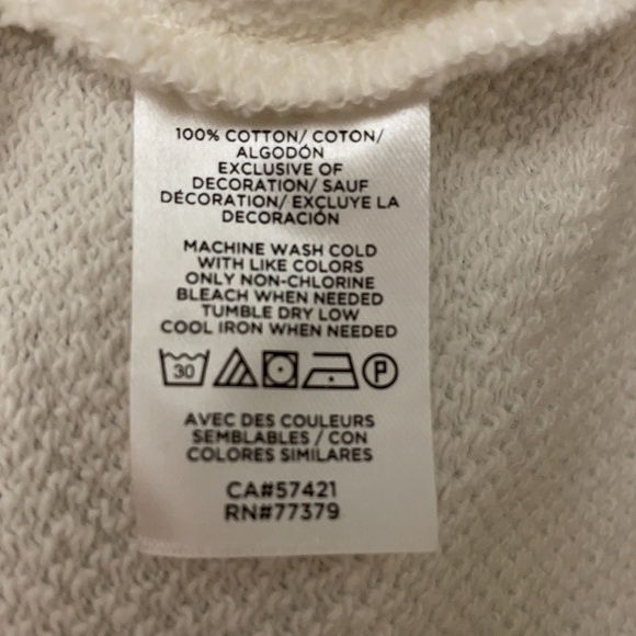 Ann Taylor Eyelet Ruffle Sweatshirt - Picture 3 of 3